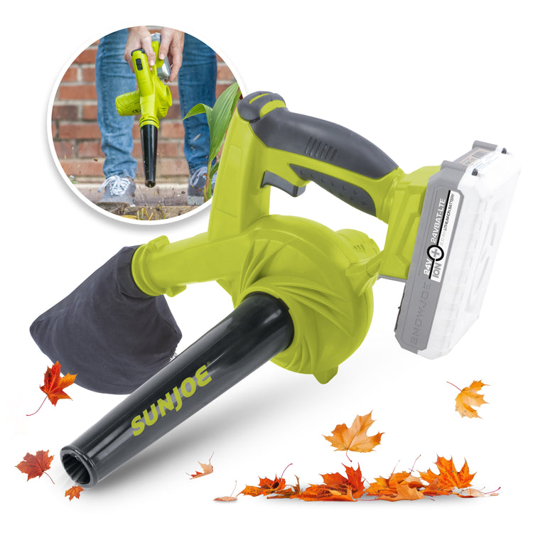 Sun Joe 24V-WSB-LTE 24-Volt* IONMAX Workshop Blower Vacuum W/