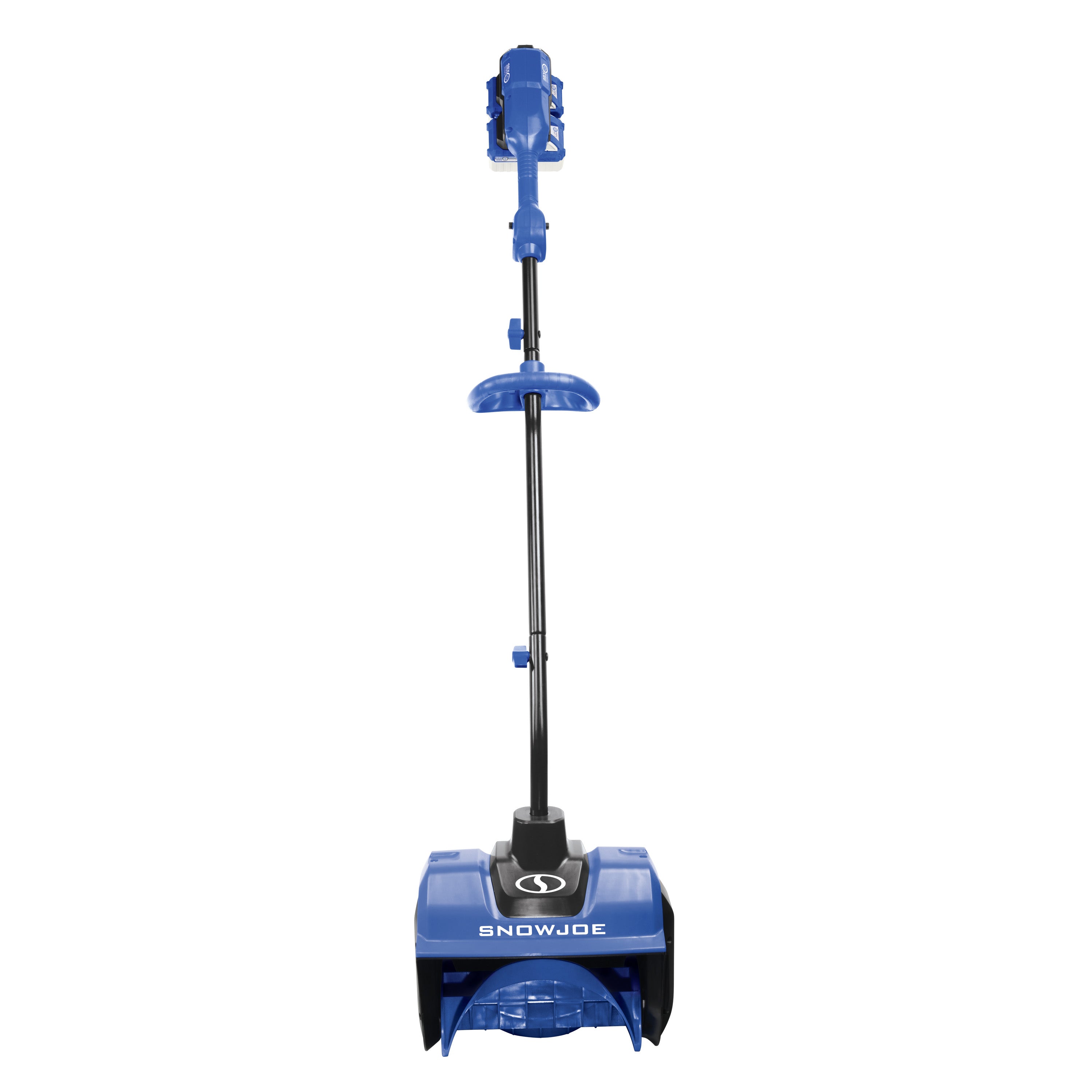 Front view of the 48-volt cordless snow shovel.