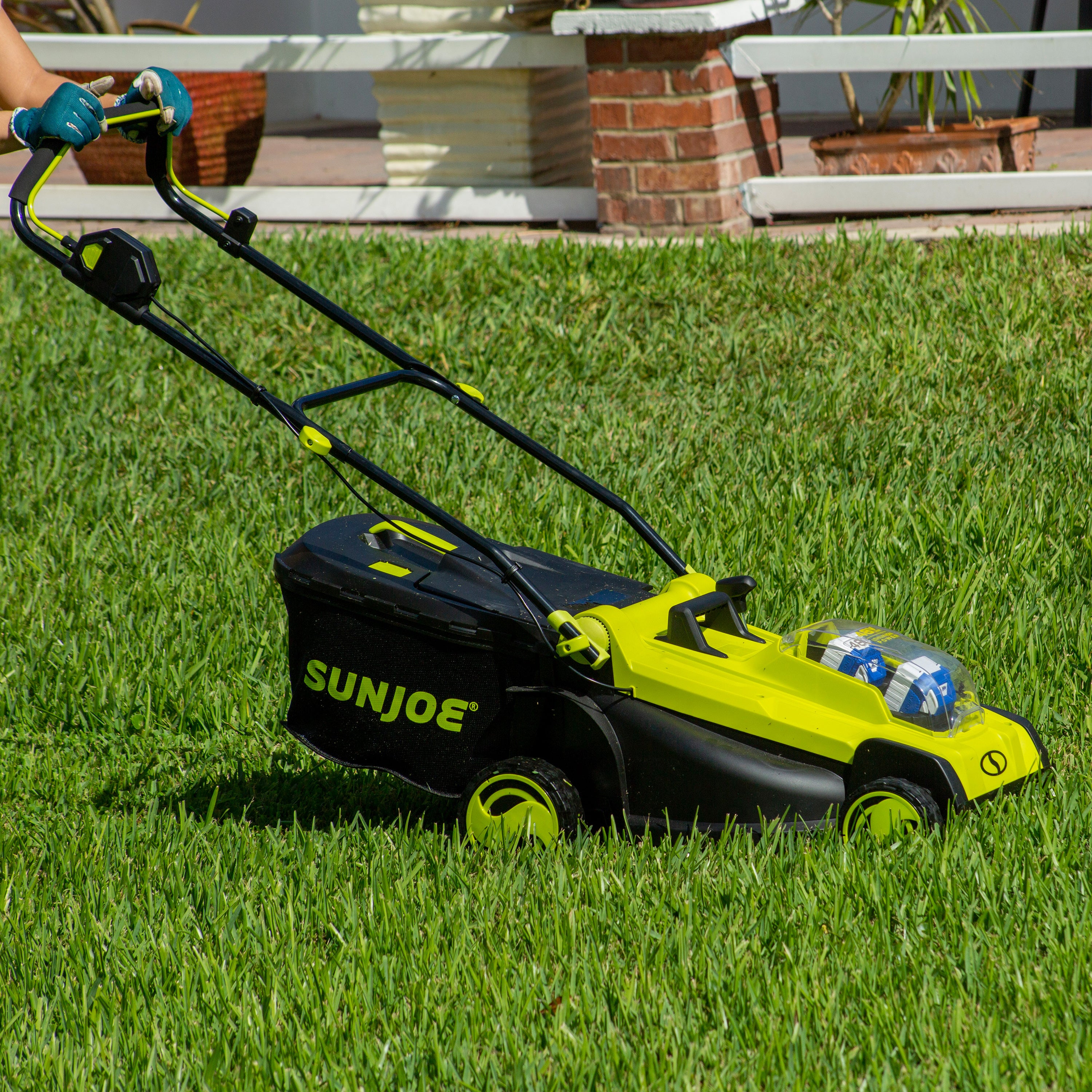 Sun joe cordless brushless lawn mower kit sale