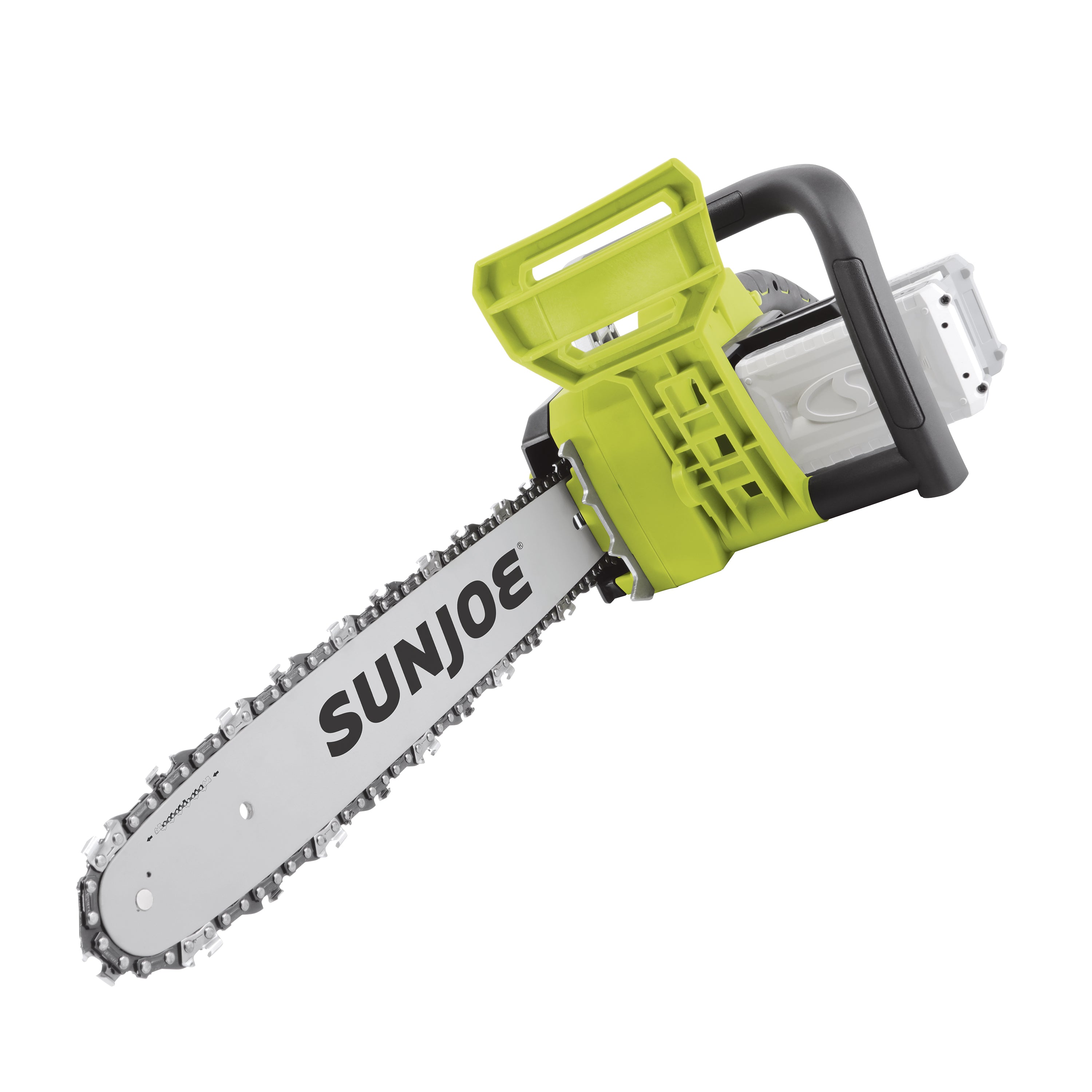 Sun Joe 48-volt cordless 16-inch chainsaw.