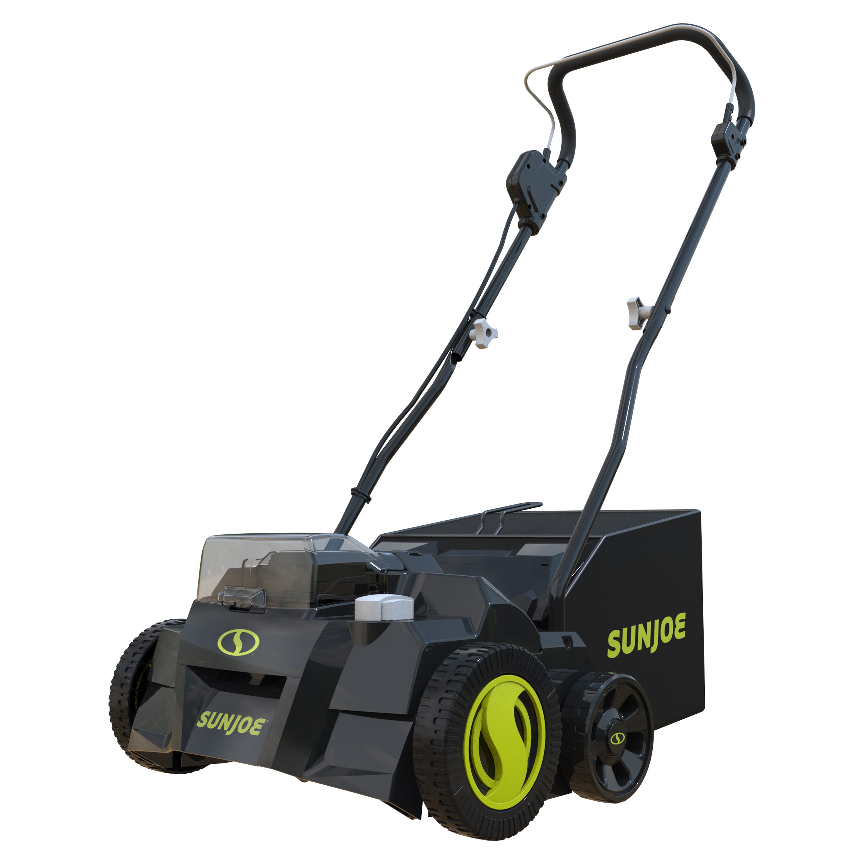 Sun Joe 48-Volt* IONMAX Cordless Scarifier + Dethatcher | 5-Depth Positions | 15-inch | Brushless Motor | W/ 2 x 4.0-Ah Batteries + Charger