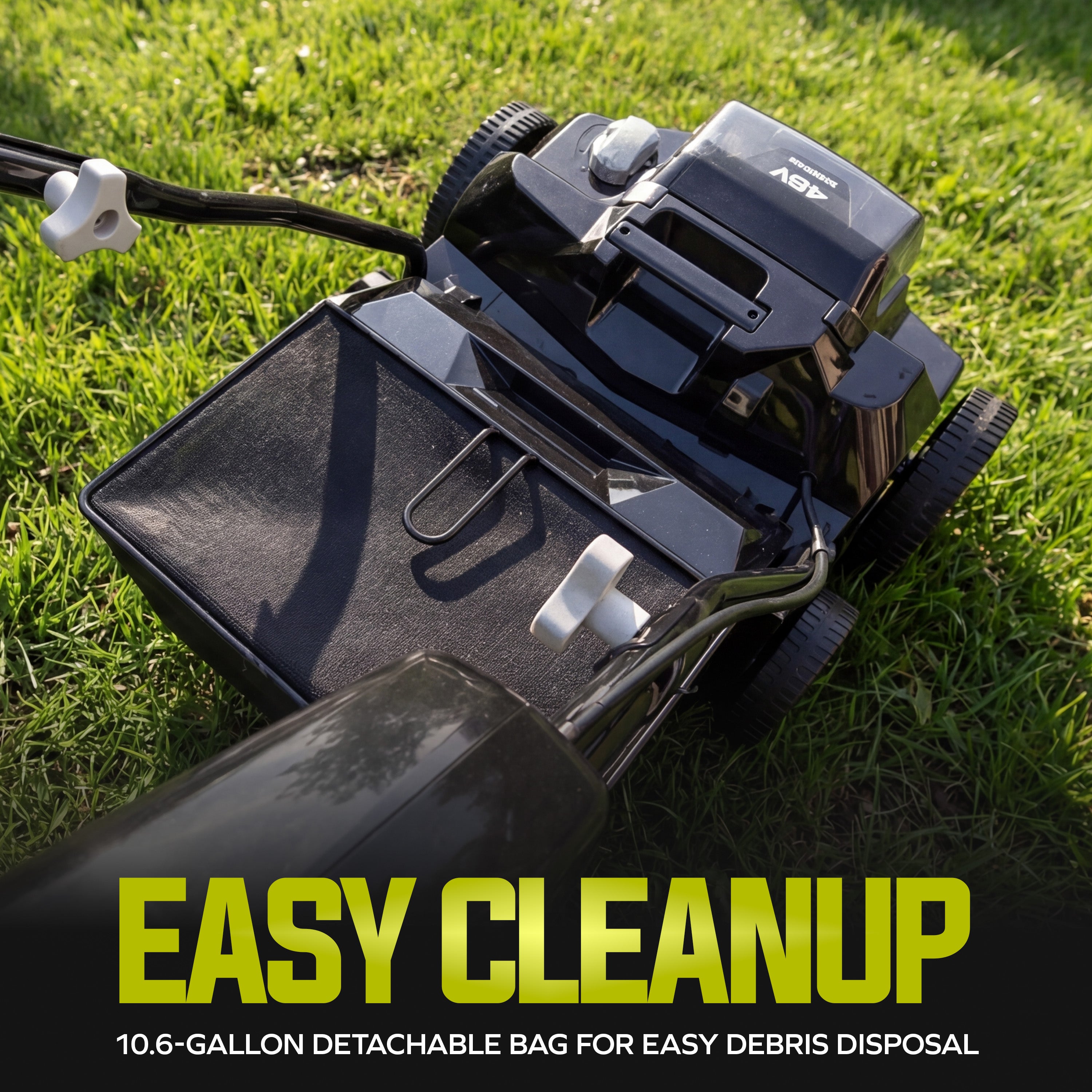 サーク・オン・サーク ジョン・ハリデイ編 Sun Joe 48-Volt* IONMAX Cordless Scarifier + Dethatcher | 5-Depth Posi