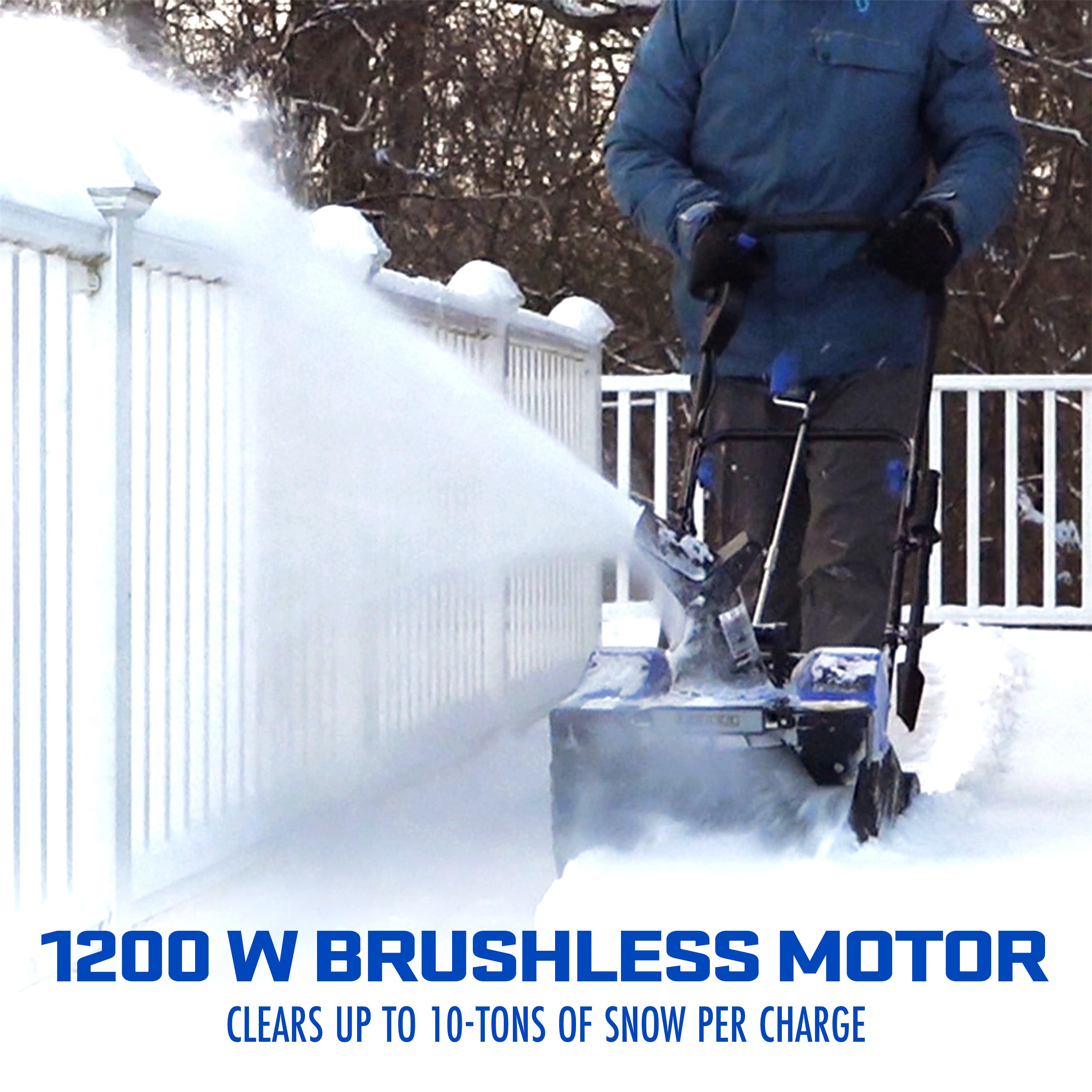 Snow Joe 48-Volt* IONMAX Cordless Snow Blower Kit | 18-Inch | W/ 2 x 5