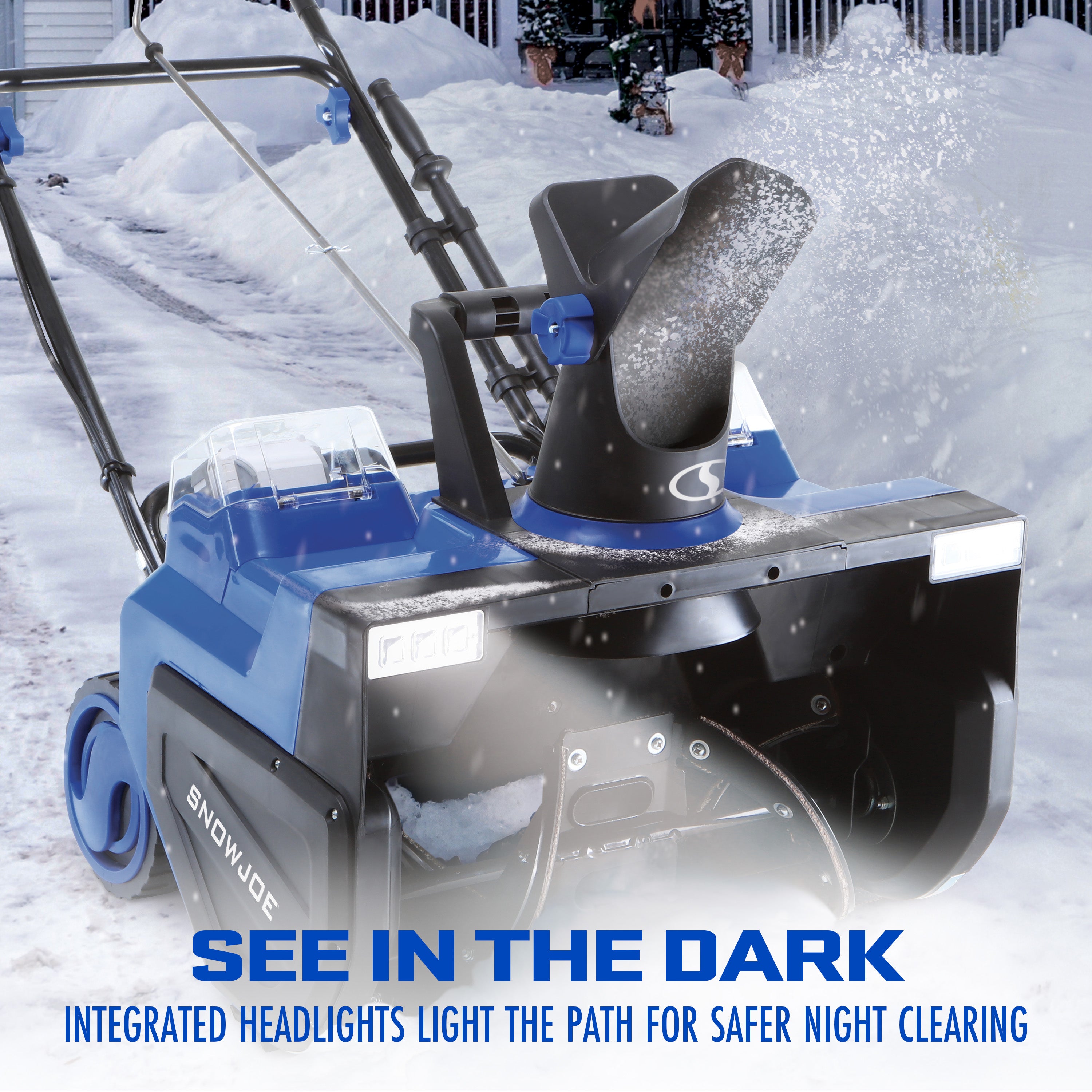 Snow Joe 24V-X2-SB22 48-Volt* MAX IONMAX Cordless Single-Stage Snow Blower Kit | 22-Inch | Brushless 1600W Motor | W/ 2 x 8.0-Ah High Performance Batteries + High Speed Dual Port Charger