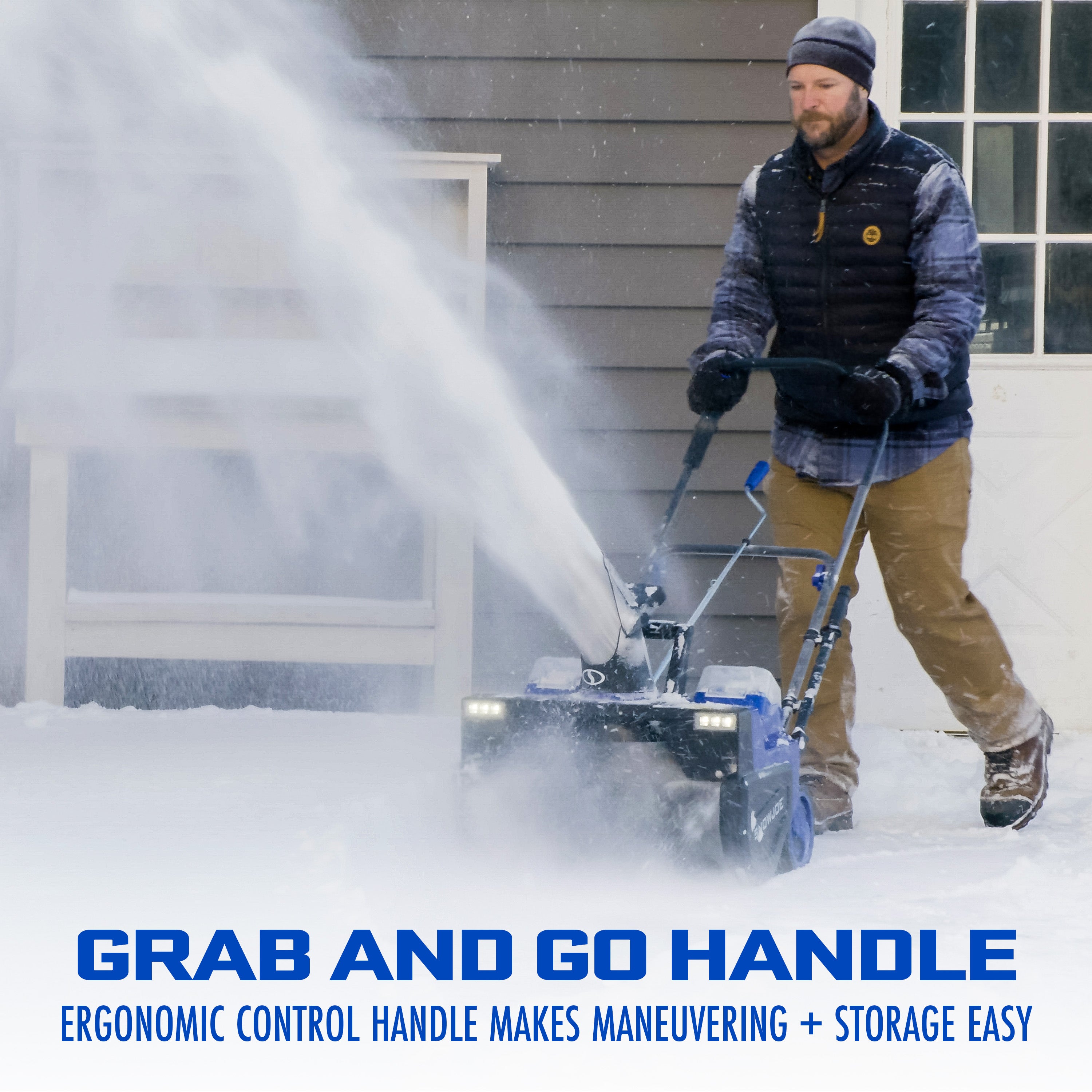 Snow Joe 24V-X2-SB22 48-Volt* MAX IONMAX Cordless Single-Stage Snow Blower Kit | 22-Inch | Brushless 1600W Motor | W/ 2 x 8.0-Ah High Performance Batteries + High Speed Dual Port Charger