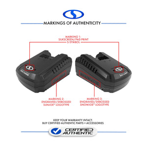 Markings of authenticity of 24VCHRG-QC