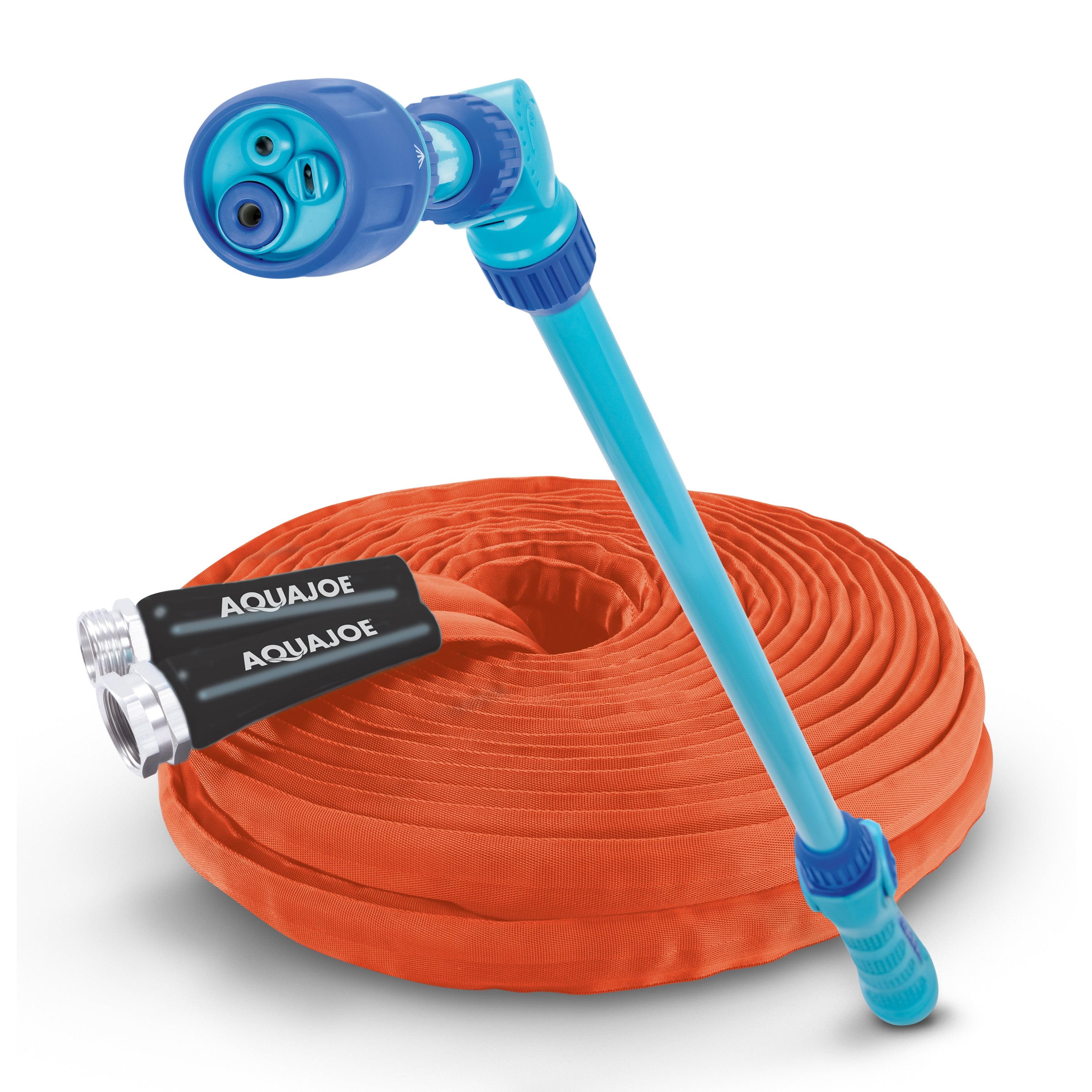 Aqua Joe Garden Watering Bundle | 75ft Hose + Watering Wand