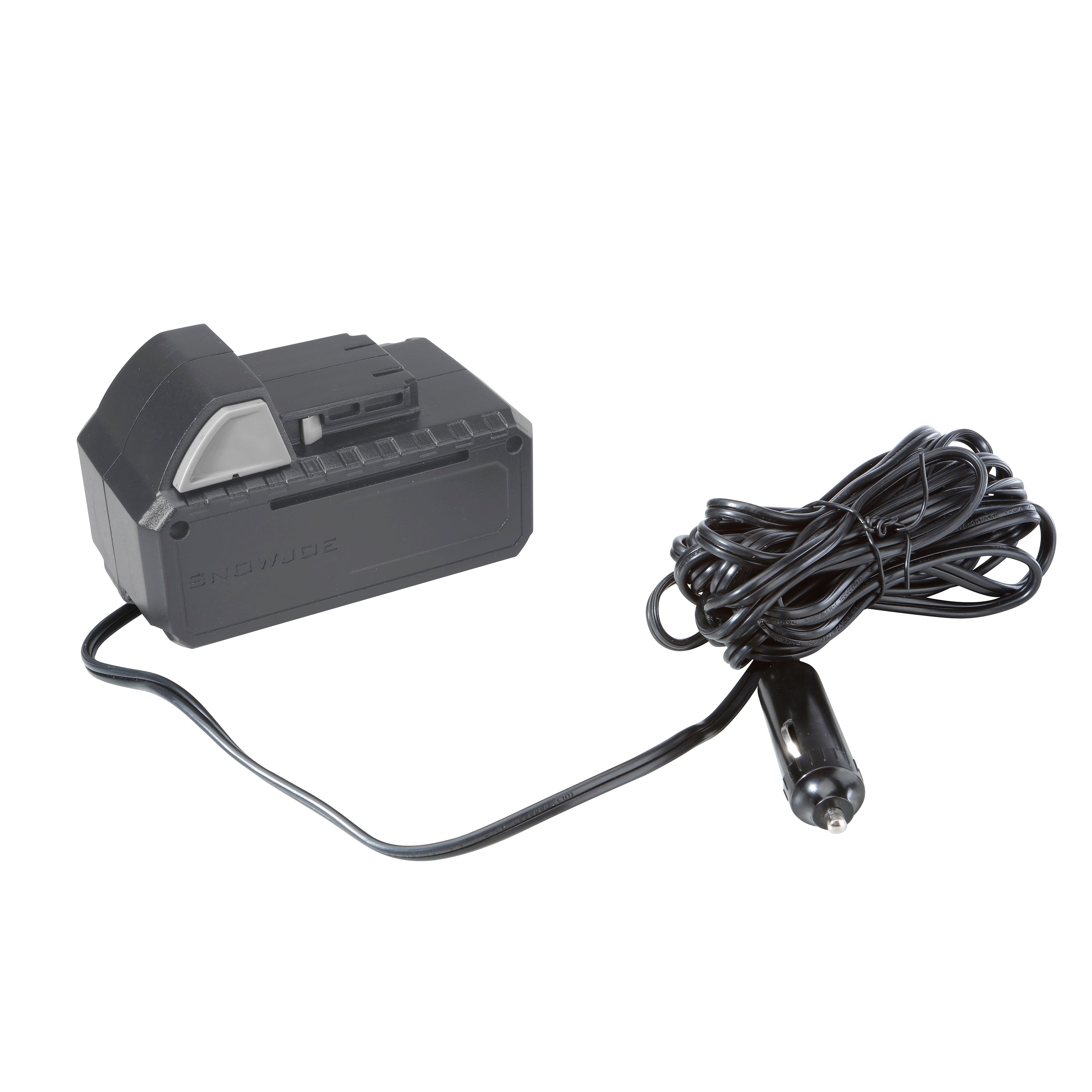 Car adapter for the Auto Joe 24-Volt Cordless Portable Air Compressor Kit.