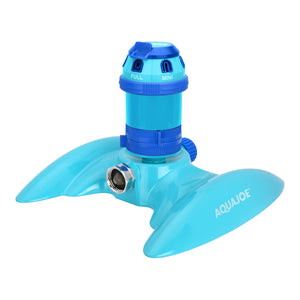 Aqua Joe 6-Pattern Turbo Drive 360 Degree Sprinkler.