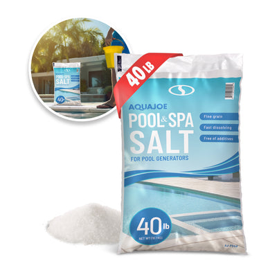 Aqua Joe AJ-PS40 Pool and Spa Salt 40 lb bag