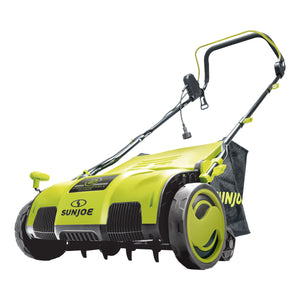 Sun Joe 13-amp 15-inch Electric Lawn Dethacther and Scarifier.