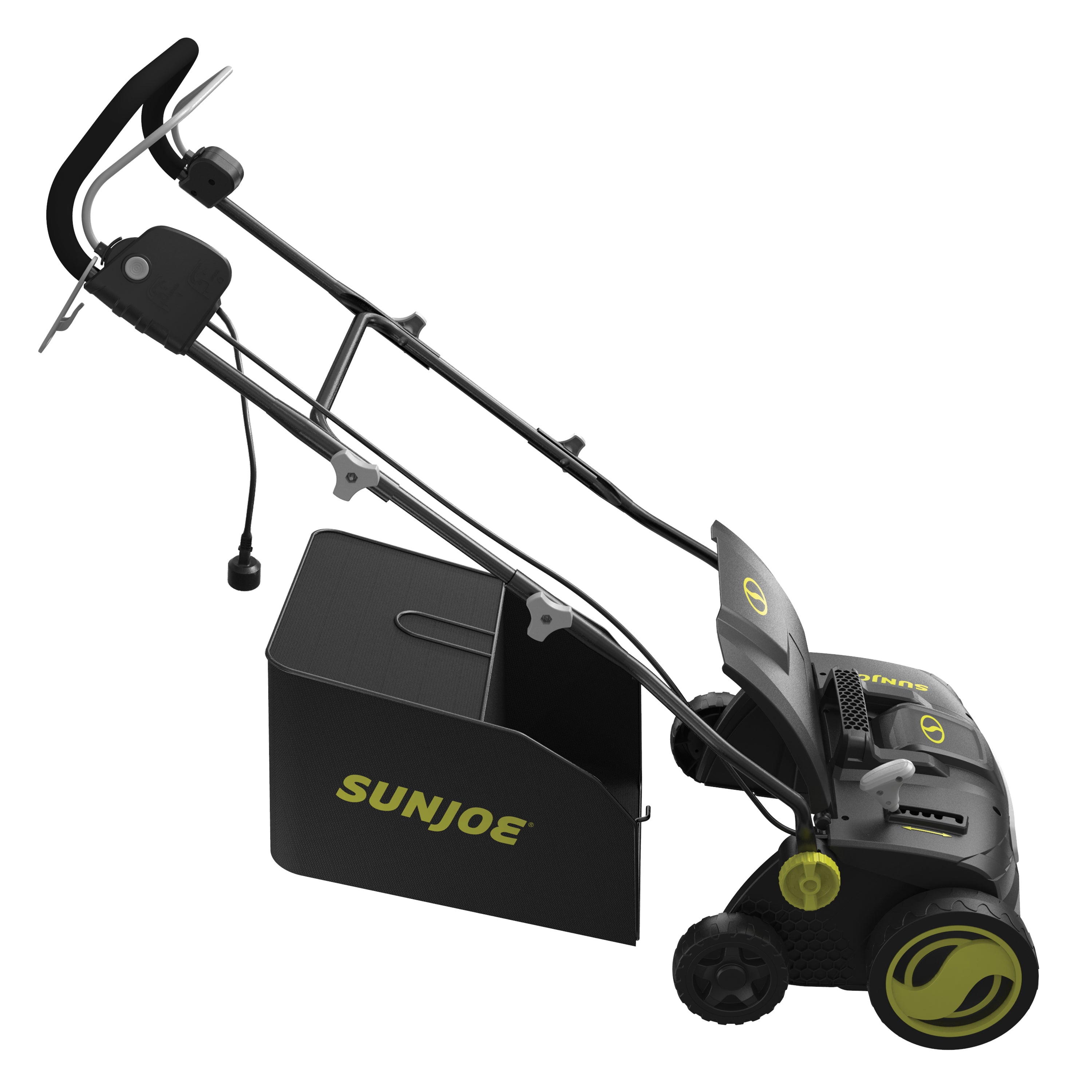 Sun Joe Electric Lawn Dethatcher + Scarifier W/ Collection Bag | 15-in