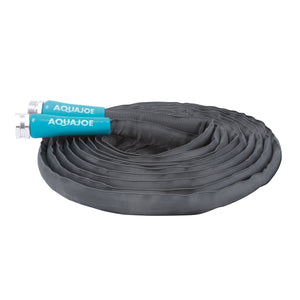 Aqua Joe 25-foot fiberjacket garden hose.