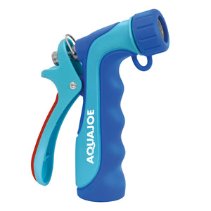 Side view of the Aqua Joe Indestructible Series Metal Insulated Spray Nozzle with 3 spray patterns.