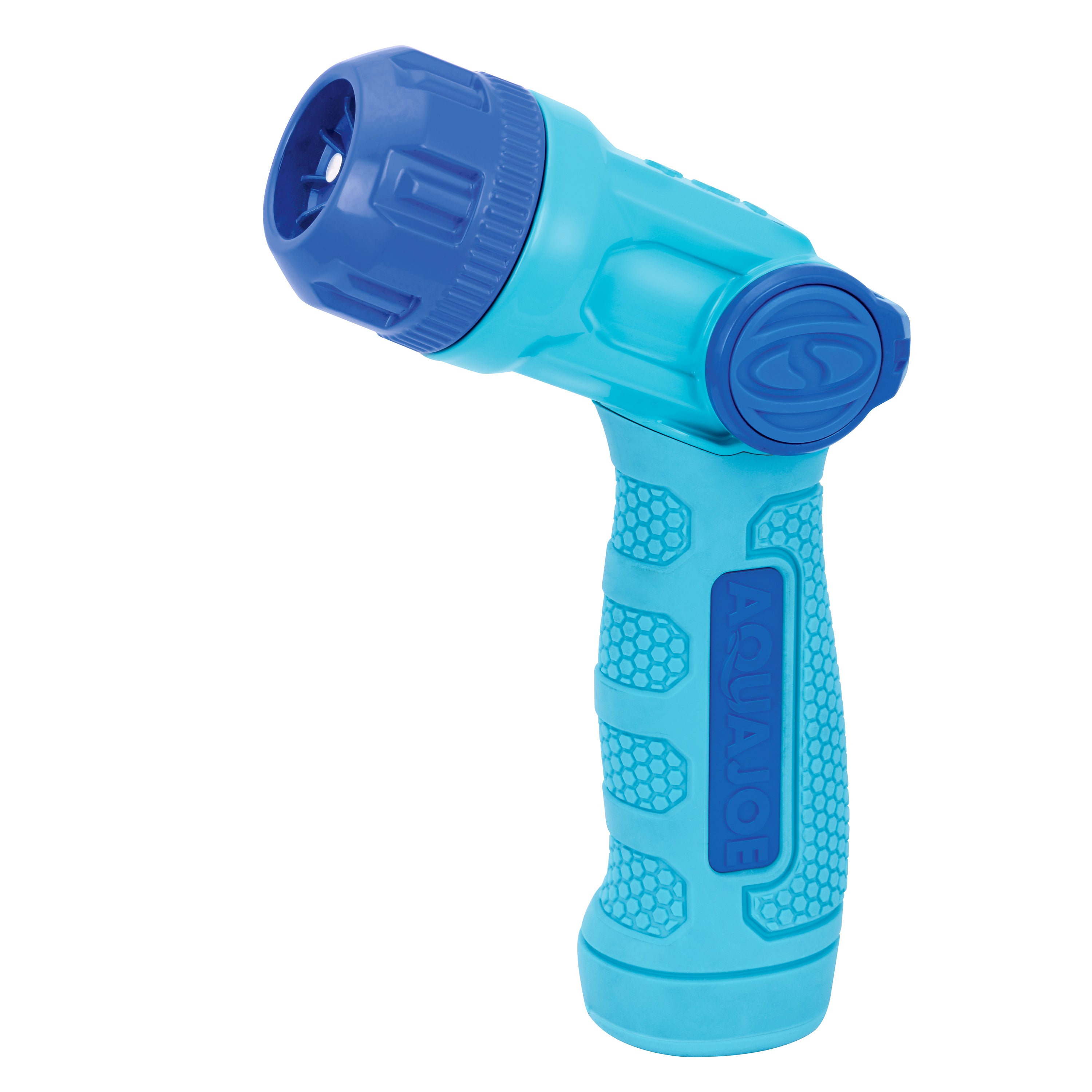 Right-angled view of the Aqua Joe Multi Function Adjustable Hose Nozzle.