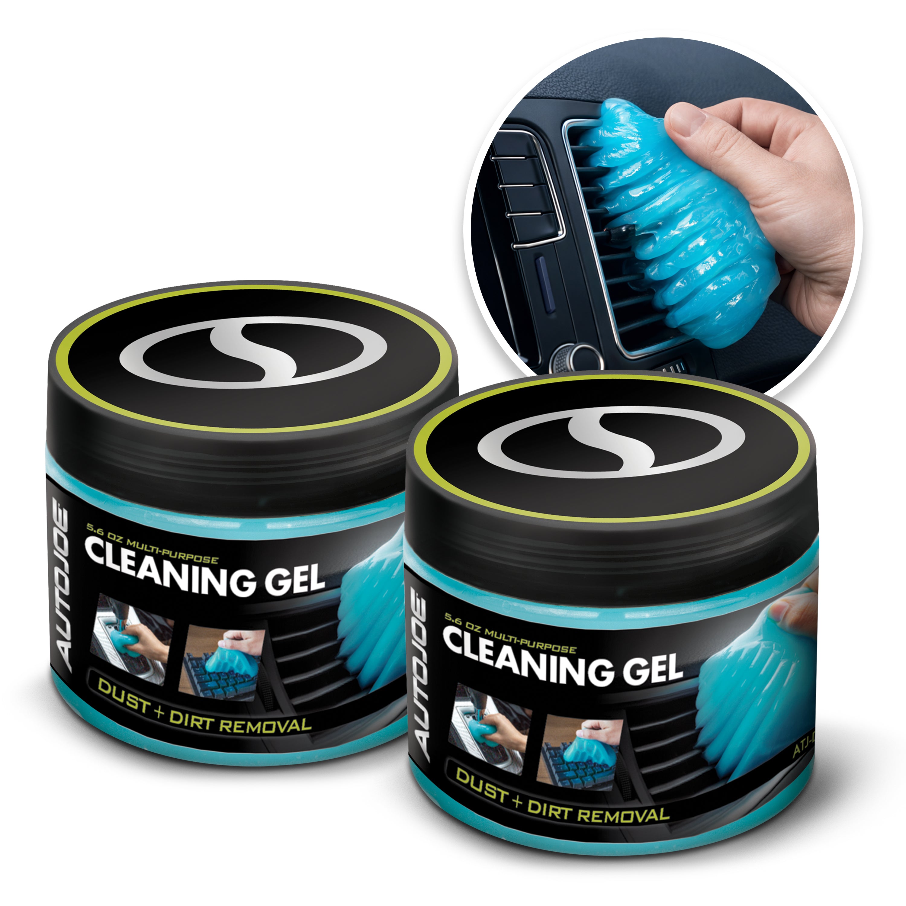 Auto Joe Multi-Purpose Cleaning Gel | Reusable | 2-Pack