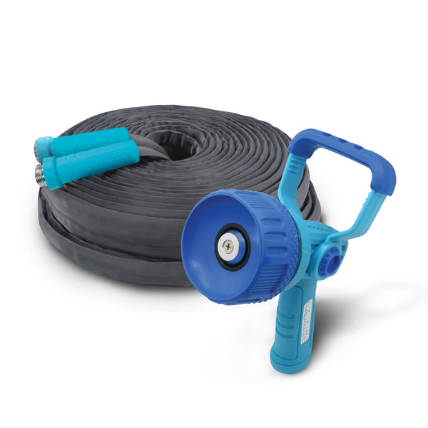 Aqua Joe Fiberjacket Superlight Garden Hose Bundle | W
