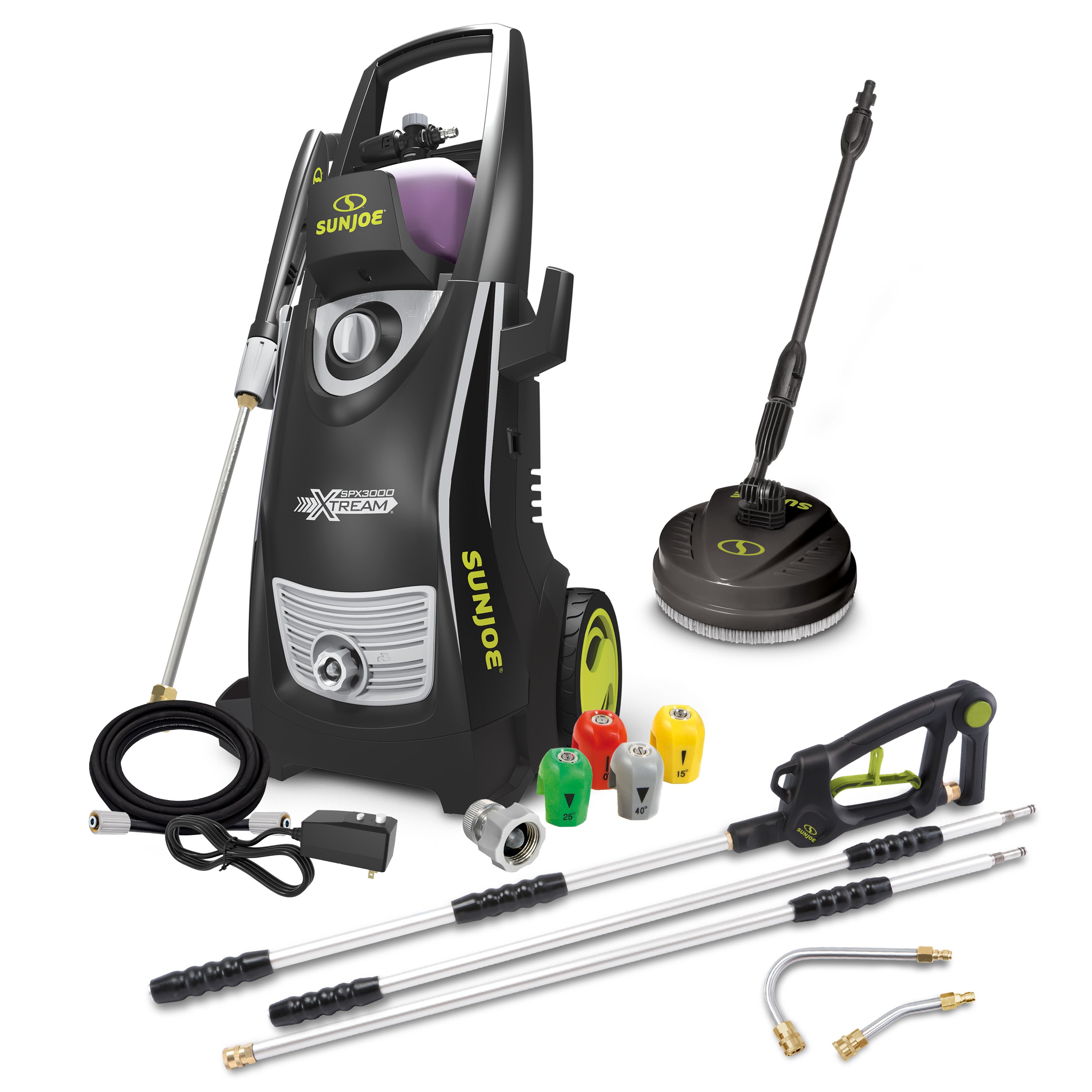 Sun Joe XTREAM Clean Electric Pressure Washer + Patio Cleaner + Sky Lance W/ Accessories| 14.9-Amp