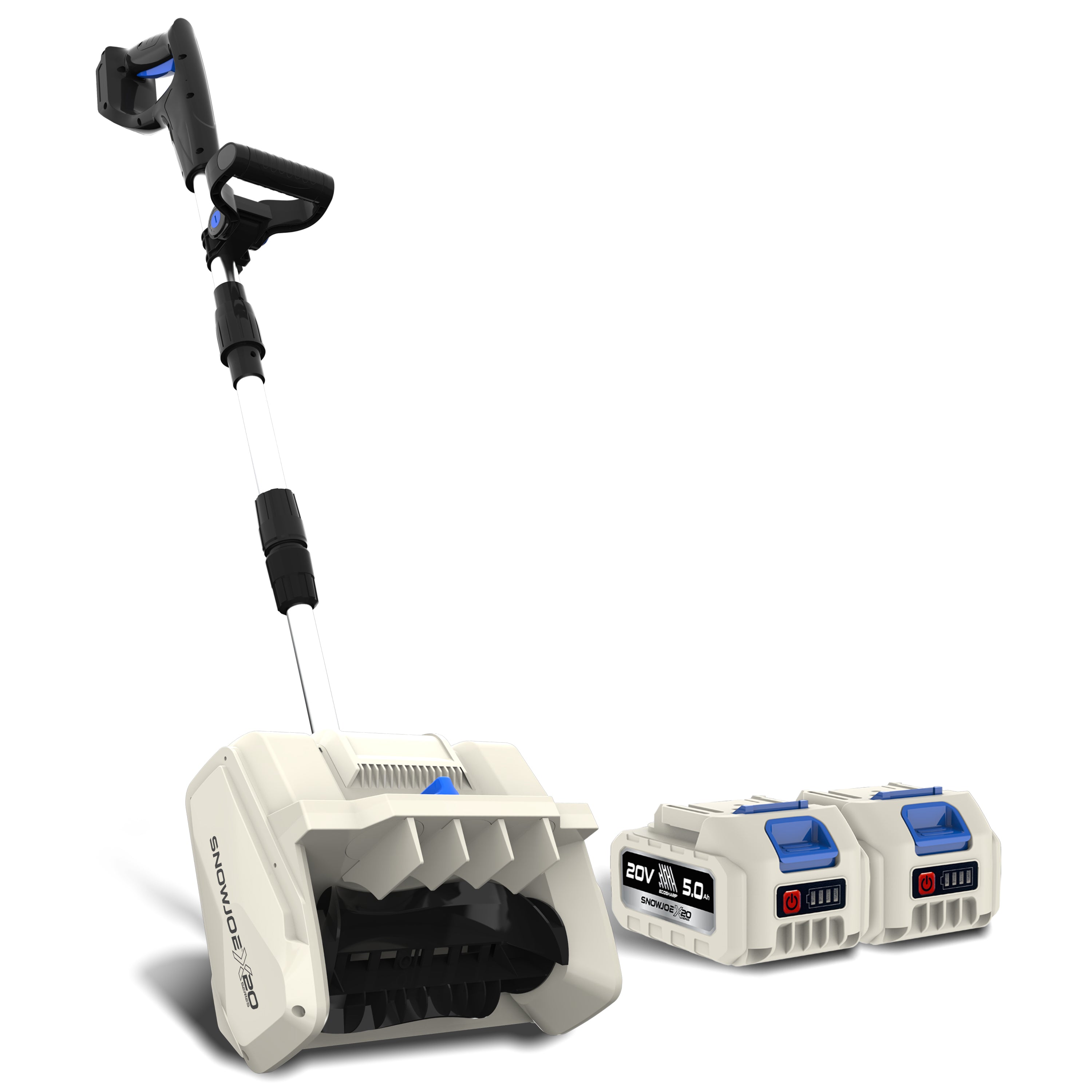 Snow Joe 20-Volt Cordless Snow Shovel Kit | Directional Chute | Brushless Motor | W/ 2 x 5.0-Ah Batteries + Charger