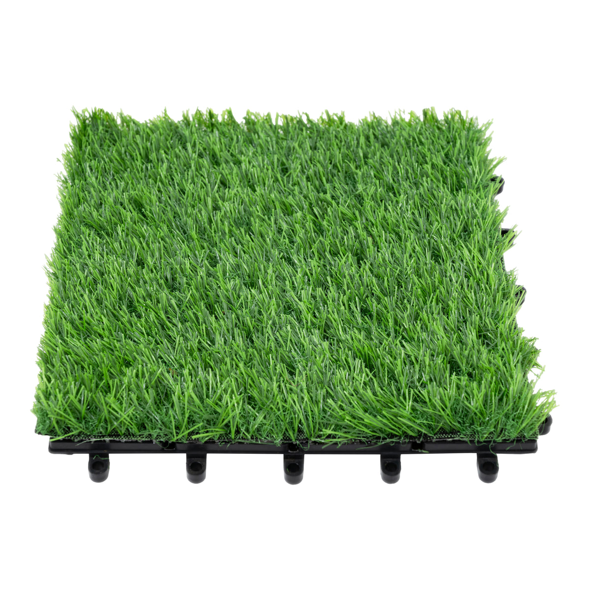 BDT-110 artificial grass interlocking tiles, set of 10
