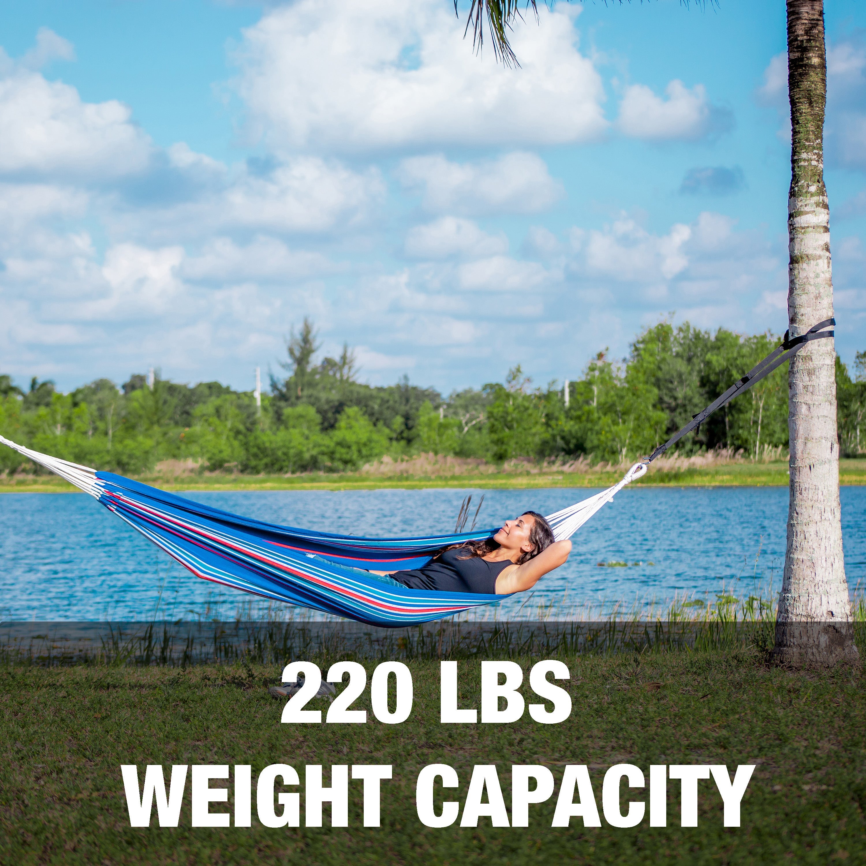220-pound weight capacity.
