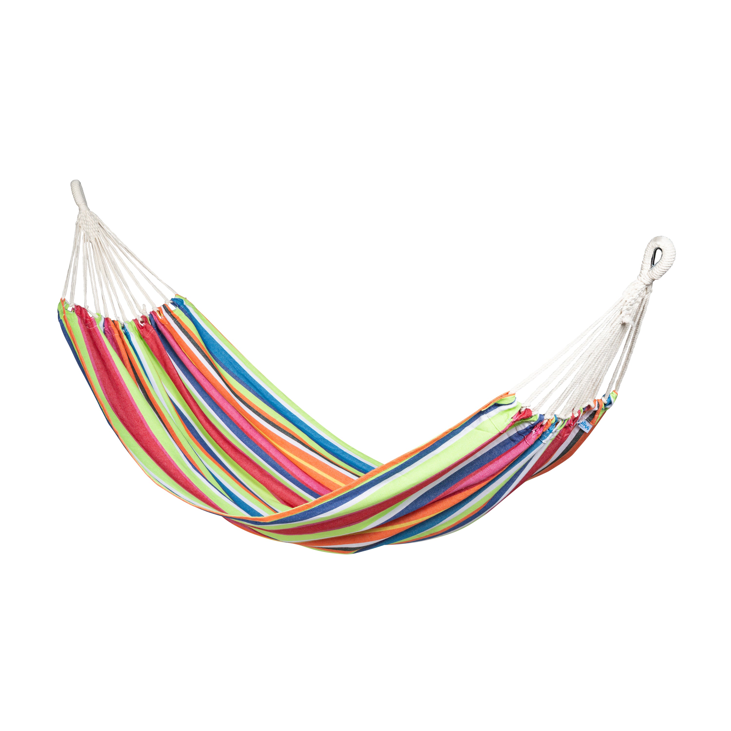 Bliss Hammocks BH-400-TF Hammock in a Bag W/ Rope loops & Hanging Hardware | 40-in. Wide | 220 Lb. Capacity (Tropical Fruit)
