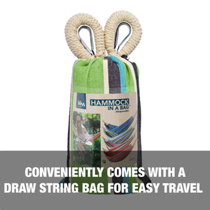 Conveniently comes with a draw string bag for easy travel.