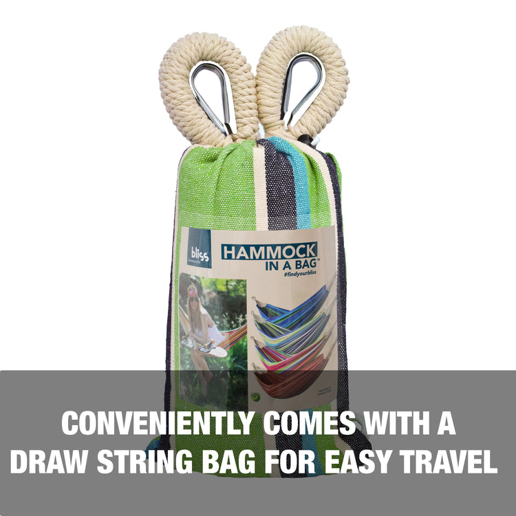 Conveniently comes with a draw string bag for easy travel.