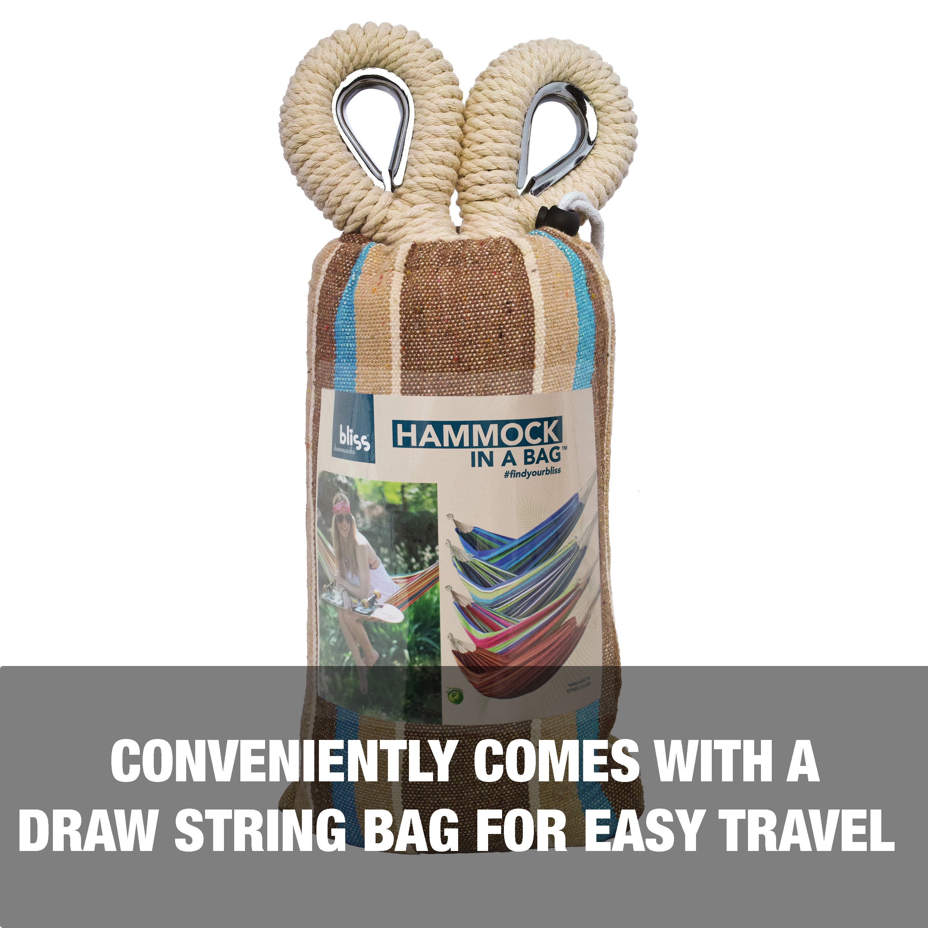 Conveniently comes with a draw string bag for easy travel.