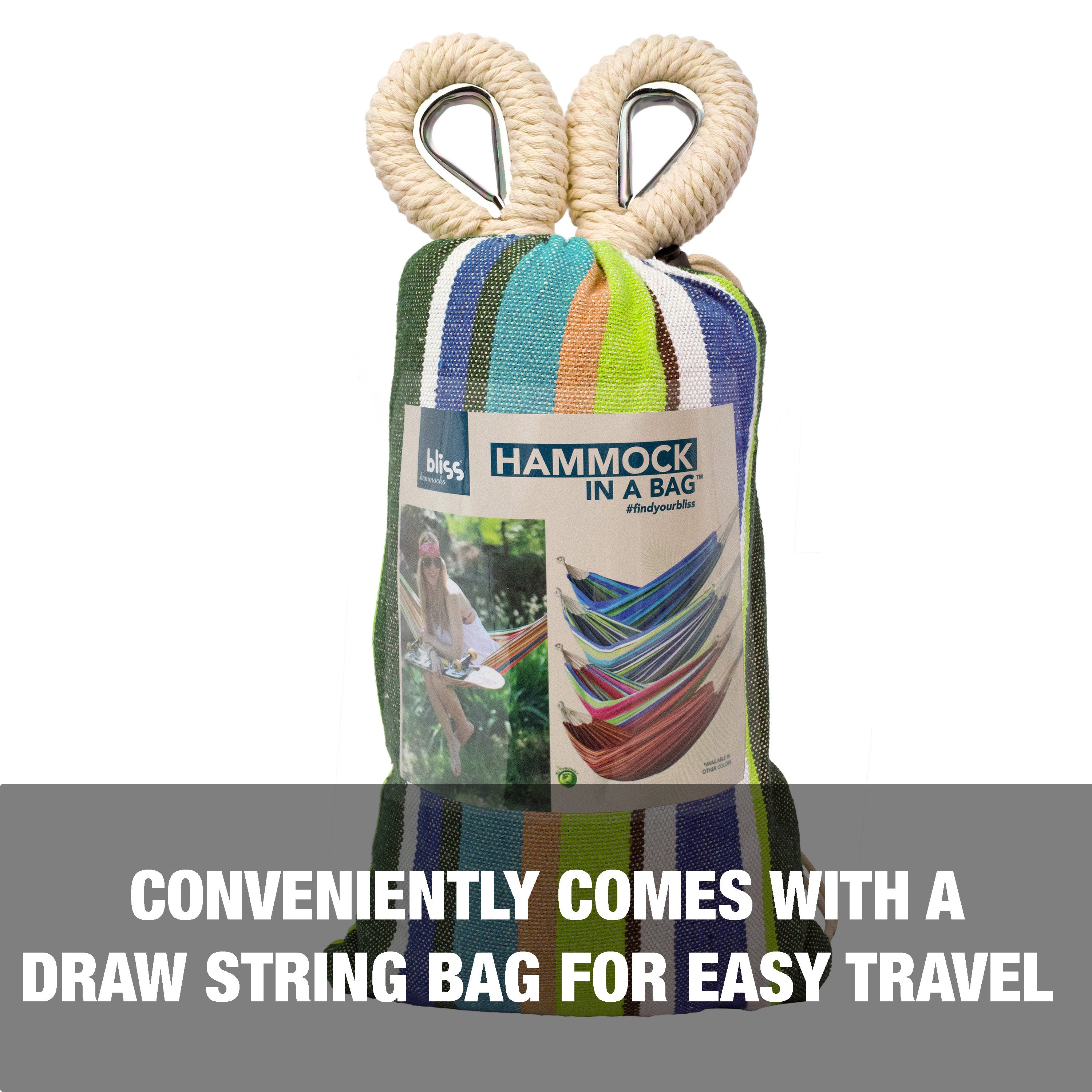 Conveniently comes with a draw string bag for easy travel.