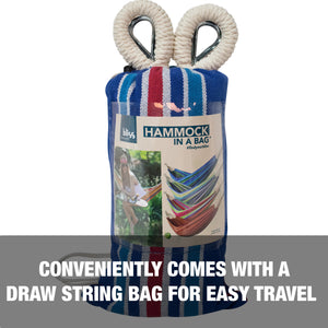 Conveniently comes with a draw string bag for easy travel.