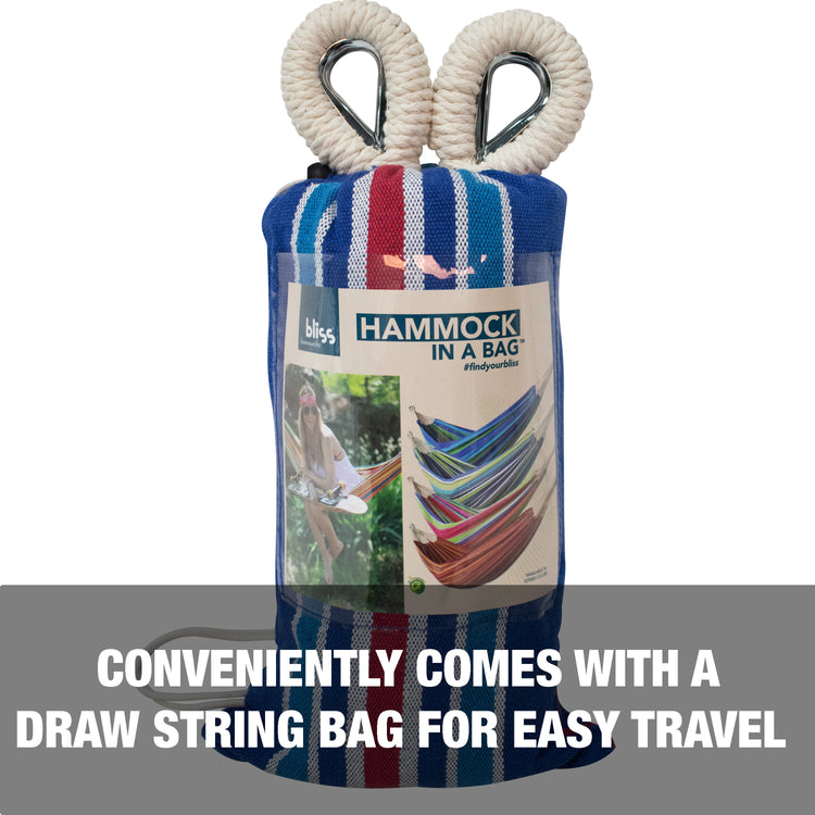 Conveniently comes with a draw string bag for easy travel.