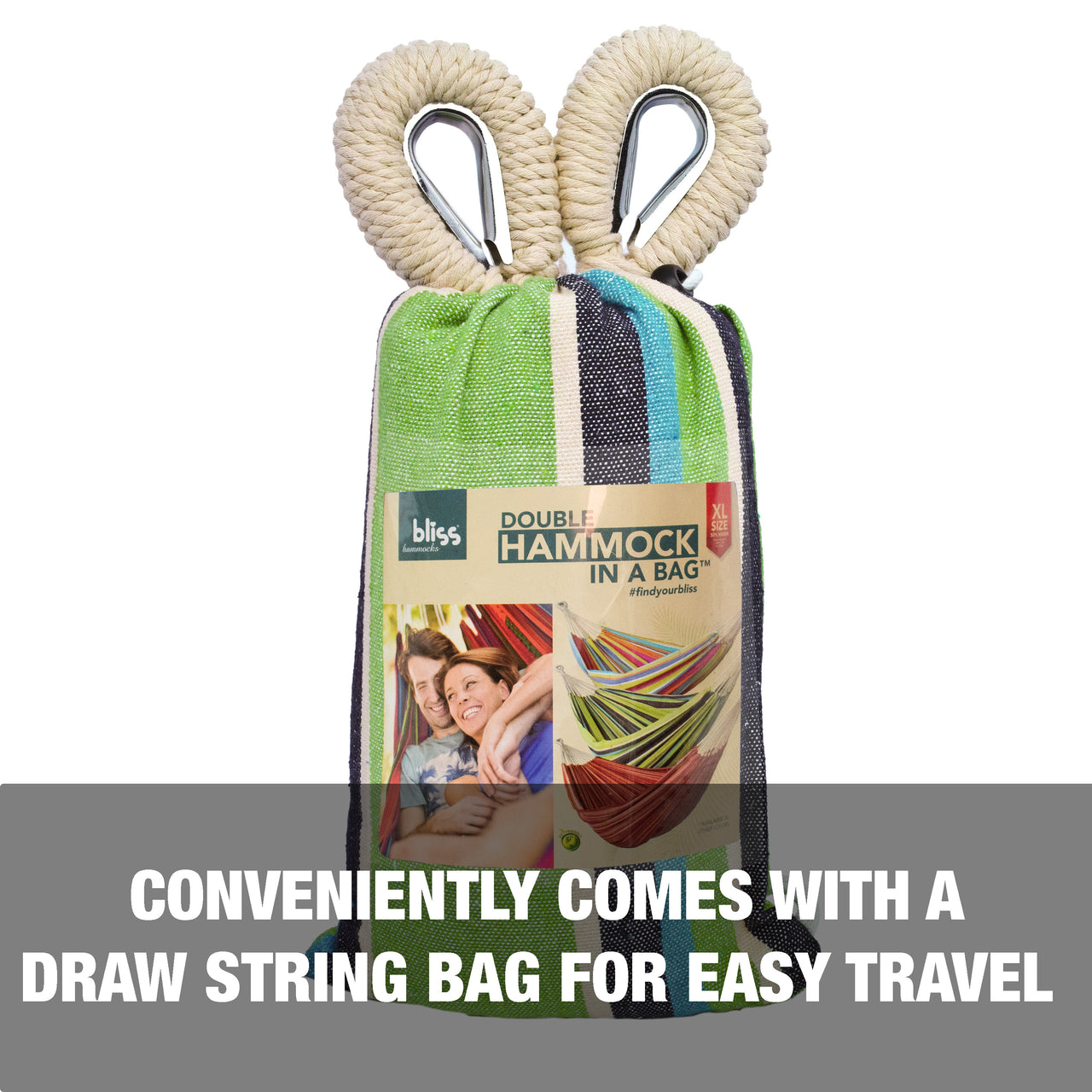 Conveniently comes with a draw string bag for easy travel.