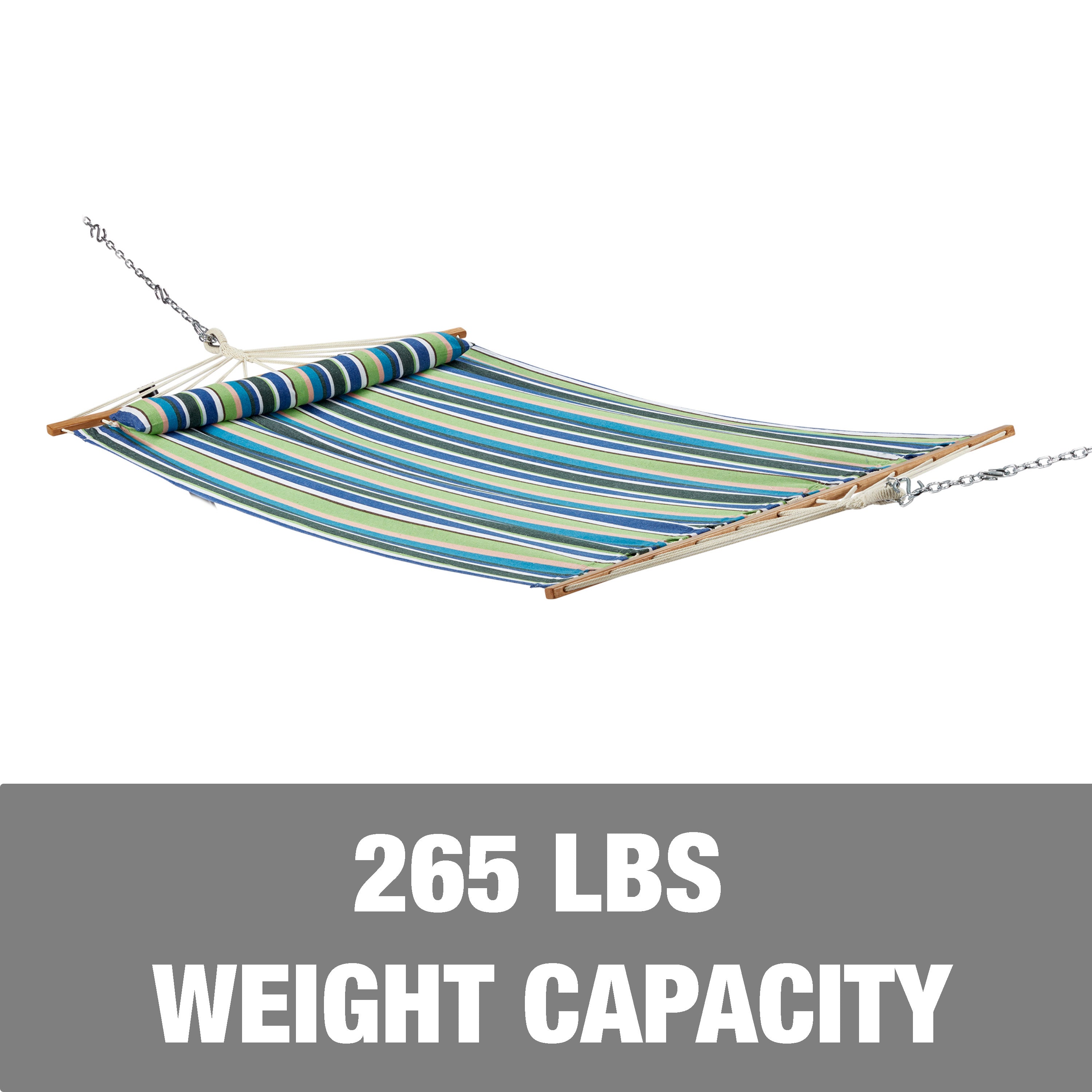 265 pound weight capacity.