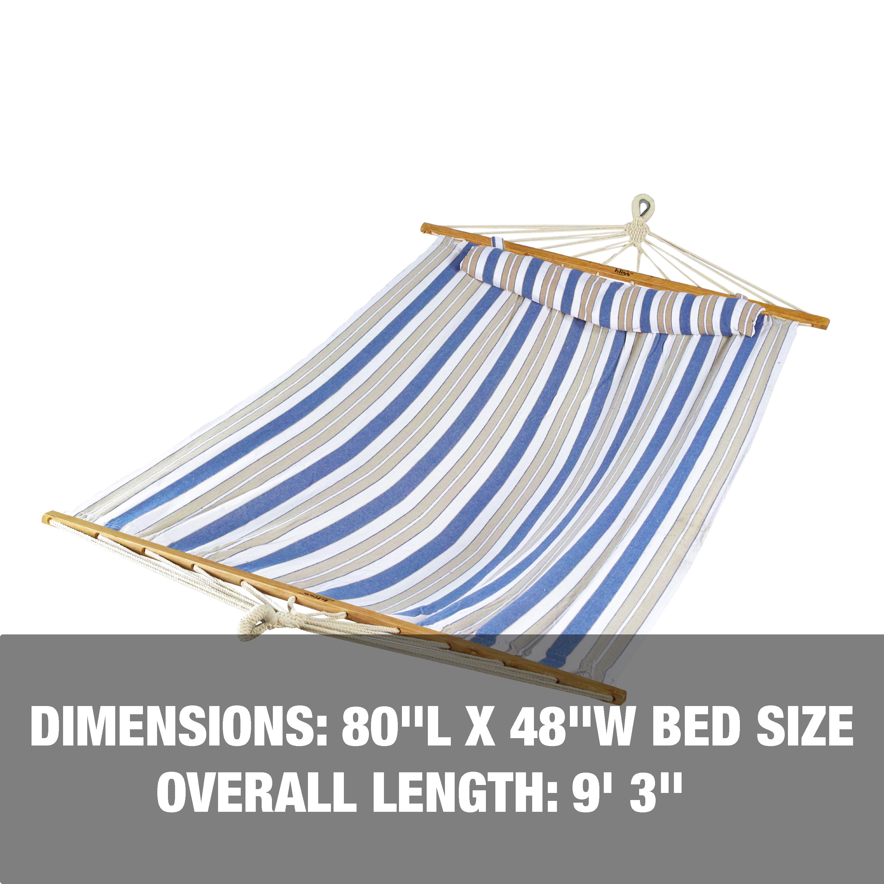 Dimensions: 80-inch length, 48-inch width, and an overall length of 9 feet and 3 inches.