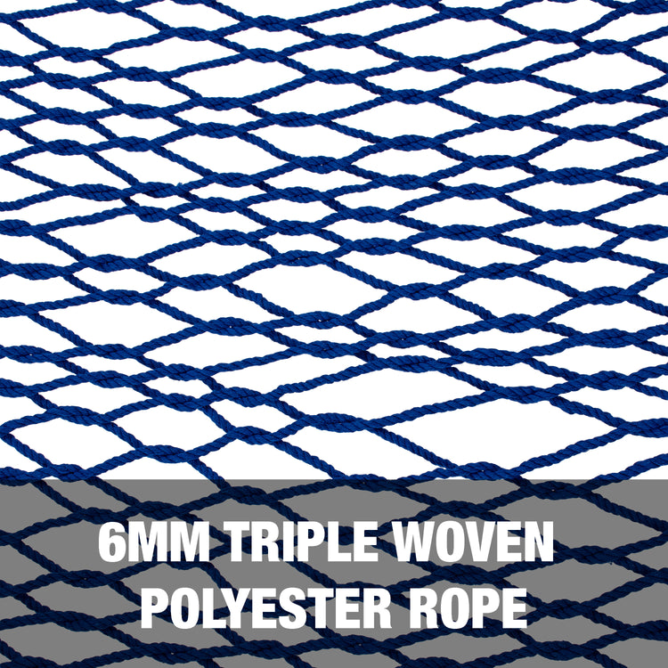 6mm triple woven polyester rope.