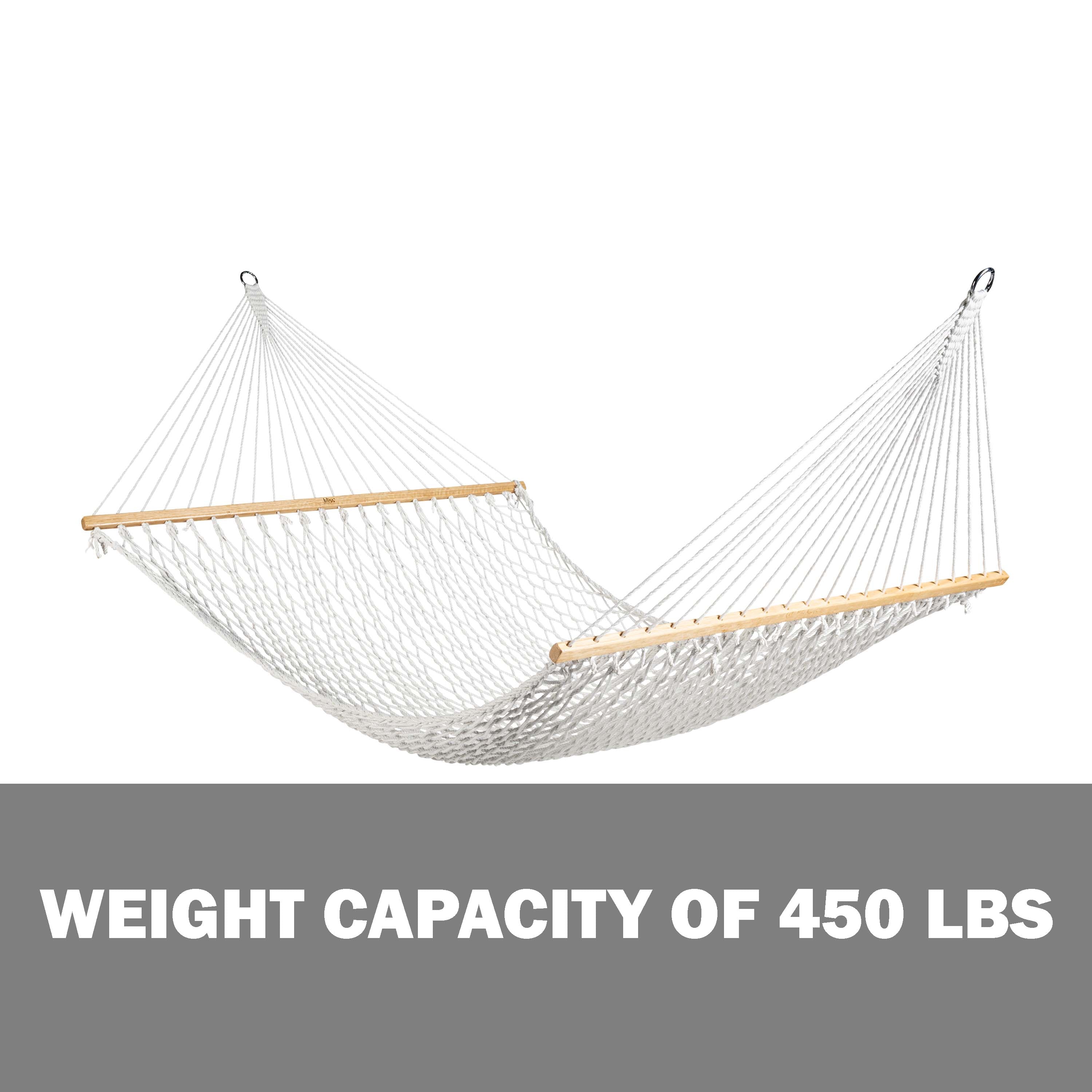 Weight capacity of 450 pounds.
