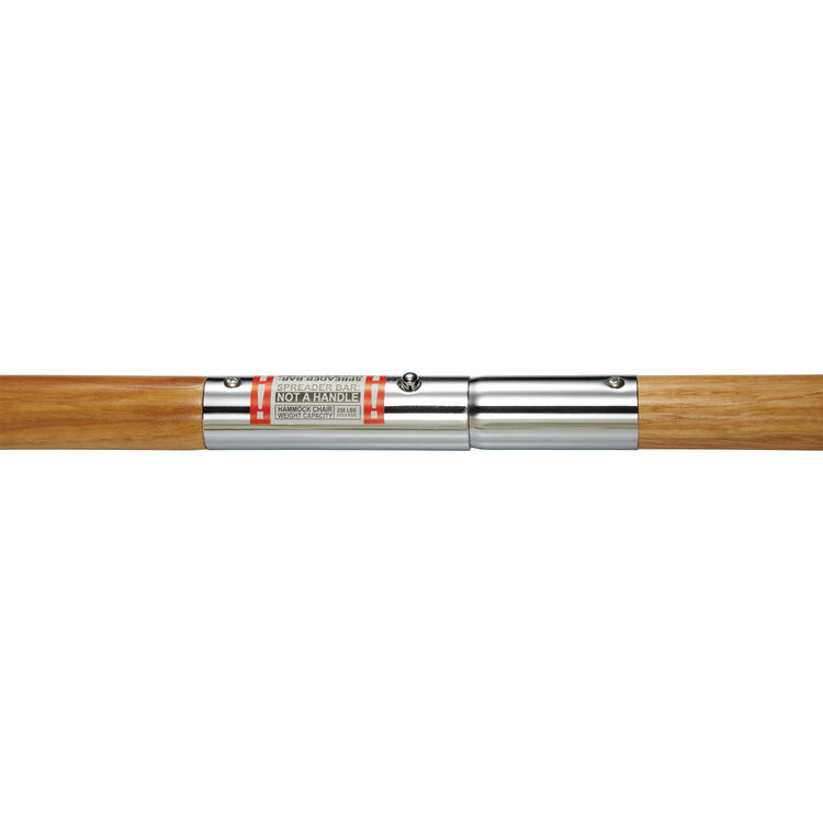 Close-up of the 2-peice spreader bar.