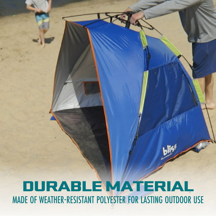 collapsible tents Bliss Hammocks Pop-Up Beach Tent w/Carrying Bag, Collapsible Design, S