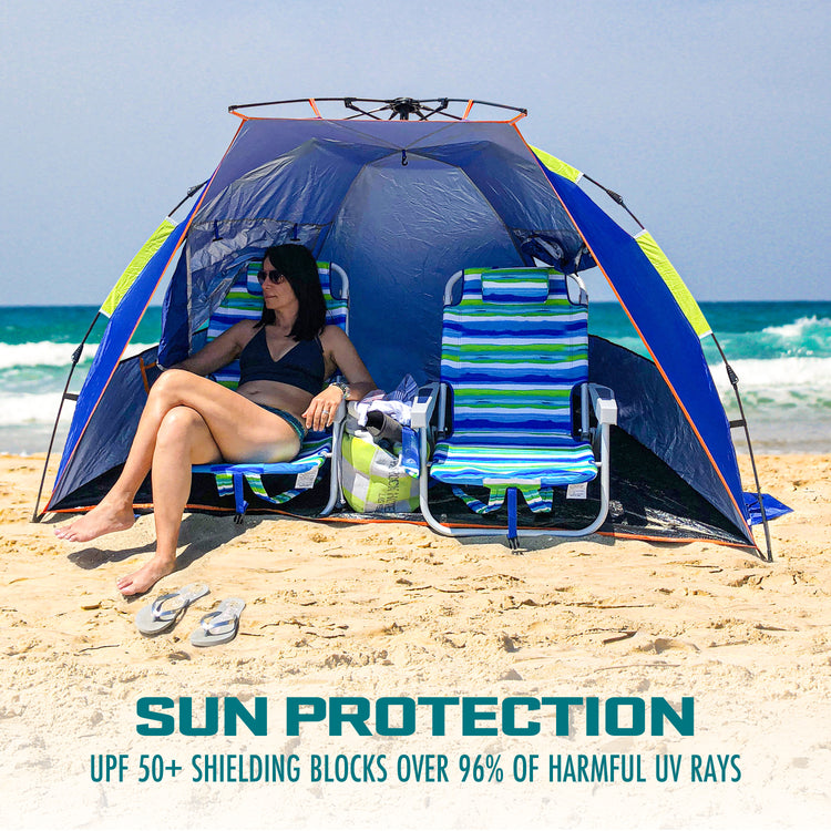 Bliss Hammocks Pop-Up Beach Tent Small