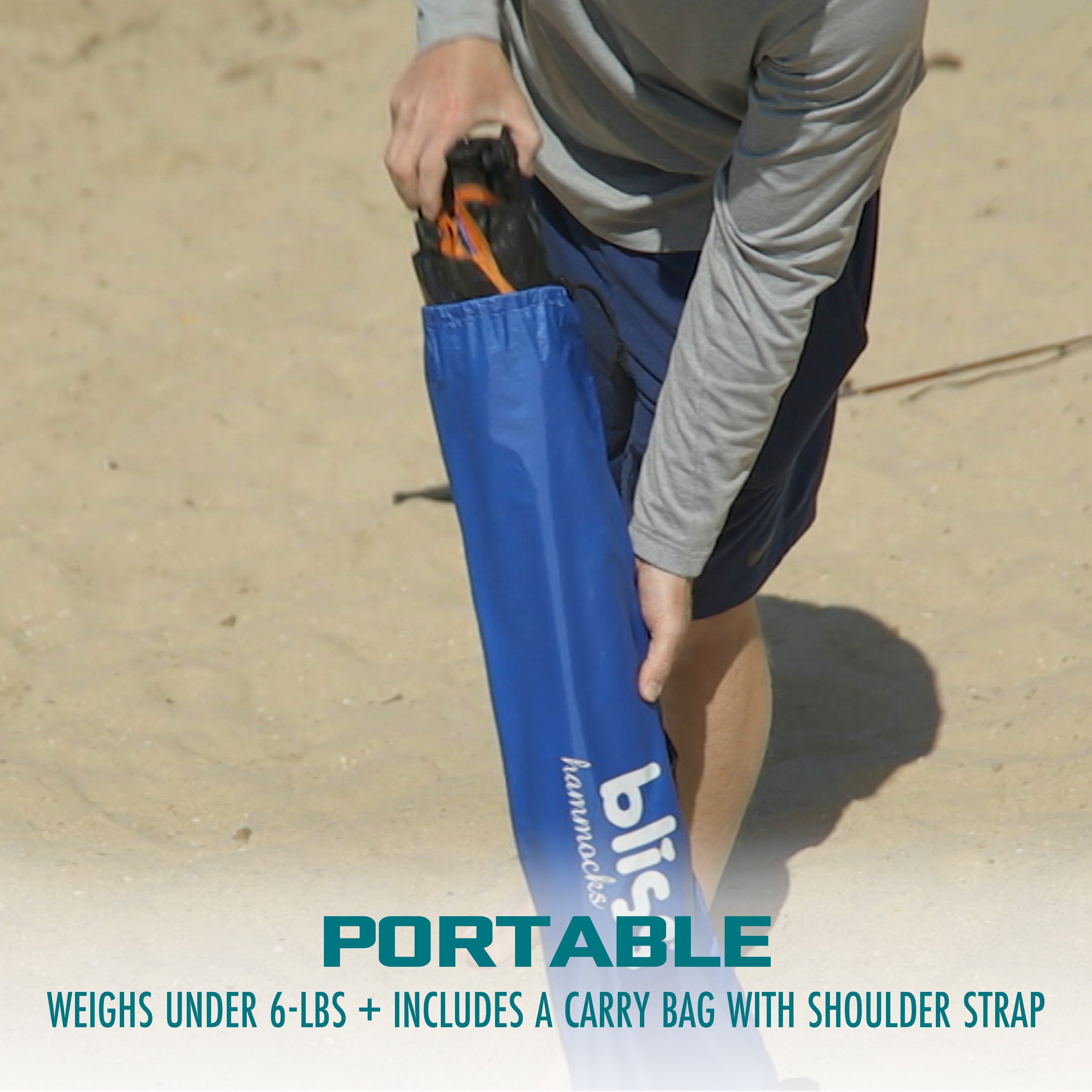 Bliss Hammocks Pop-Up Beach Tent w/Carrying Bag, Collapsible Design, Sun Protection and Weather Resistant