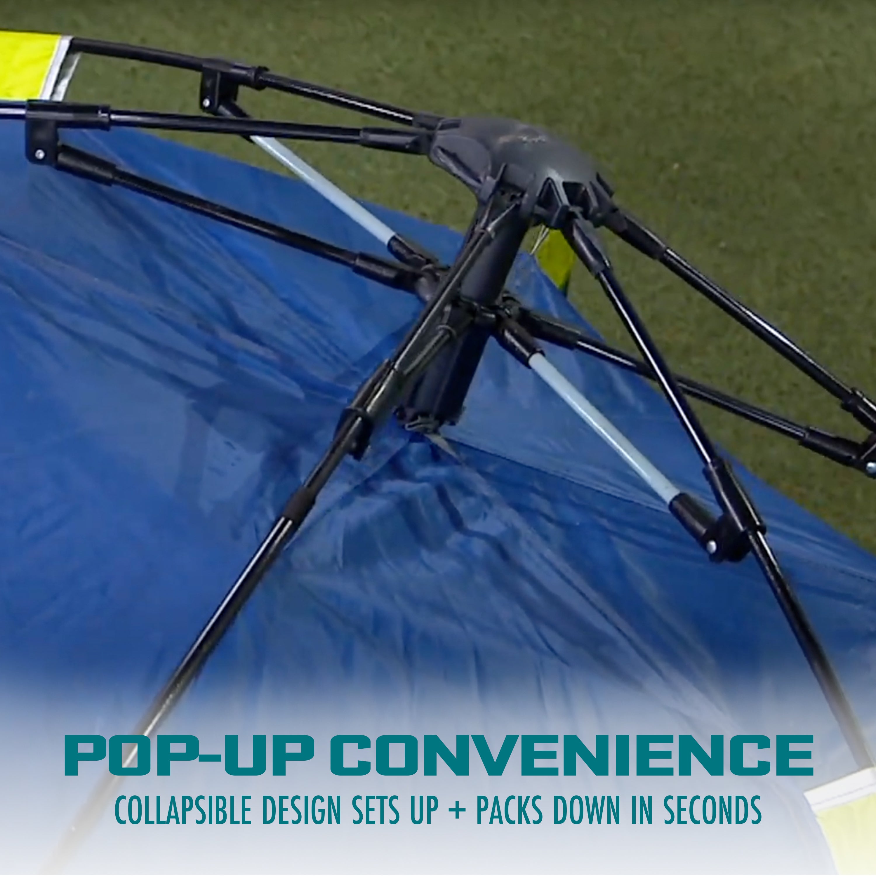 Bliss Hammocks Pop-Up Beach Tent w/Carrying Bag, Collapsible Design, Sun Protection and Weather Resistant