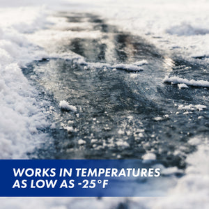 Works in temperatures as low as -25 degrees.