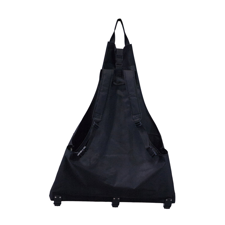 Rear view of the Bliss Hammocks Gravity Free Chair Carrying Backpack Bag.