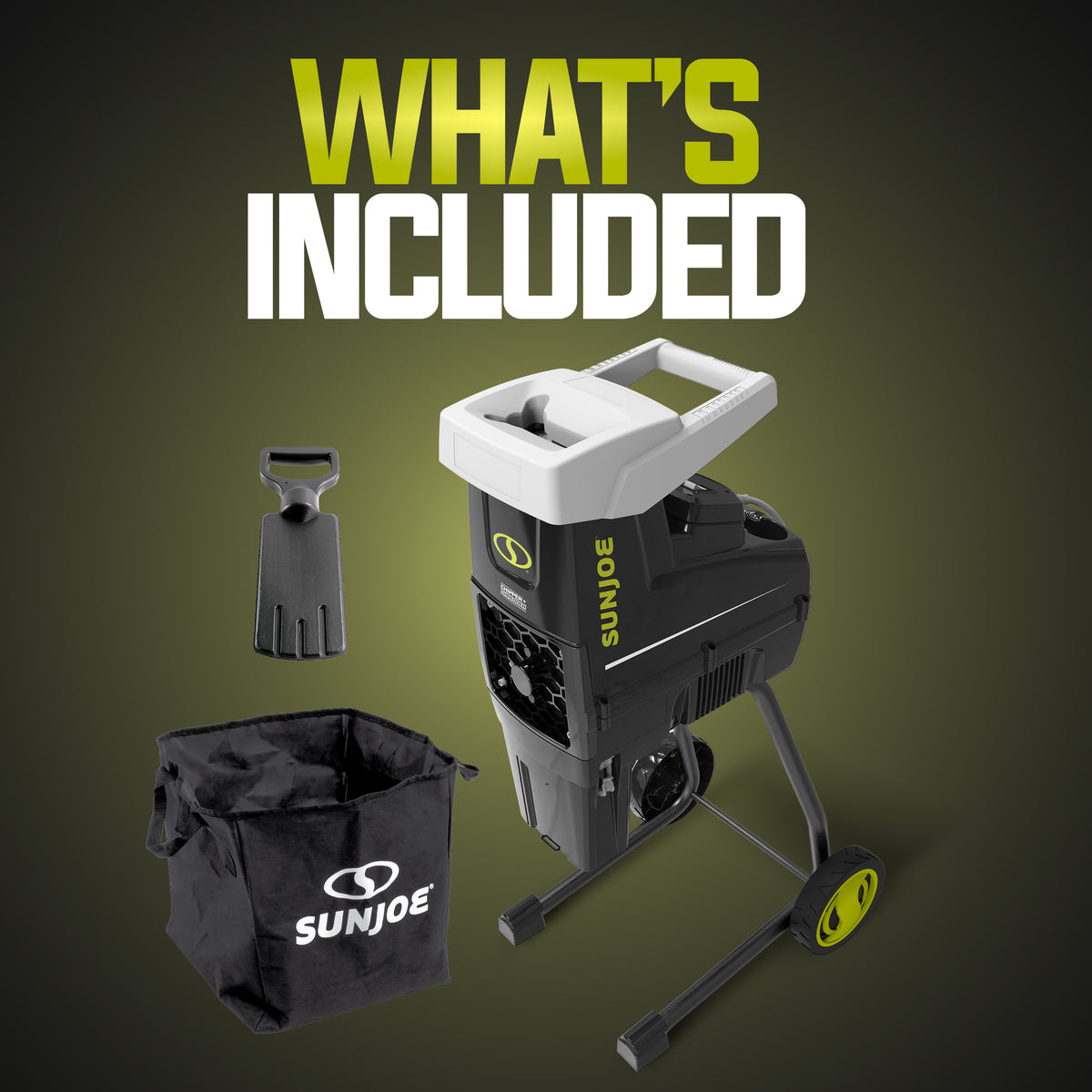 Sun Joe 15-Amp Silent Wood Chipper/Shredder