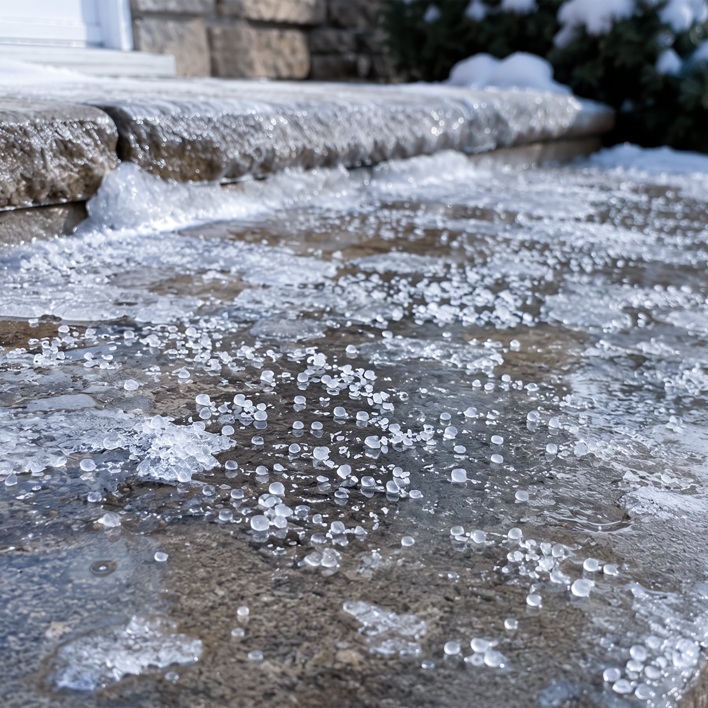 Pellets of Fire Calcium Chloride Ice and Snow Melt + Deicer | 20 Lb. Bag | Works to -25°F
