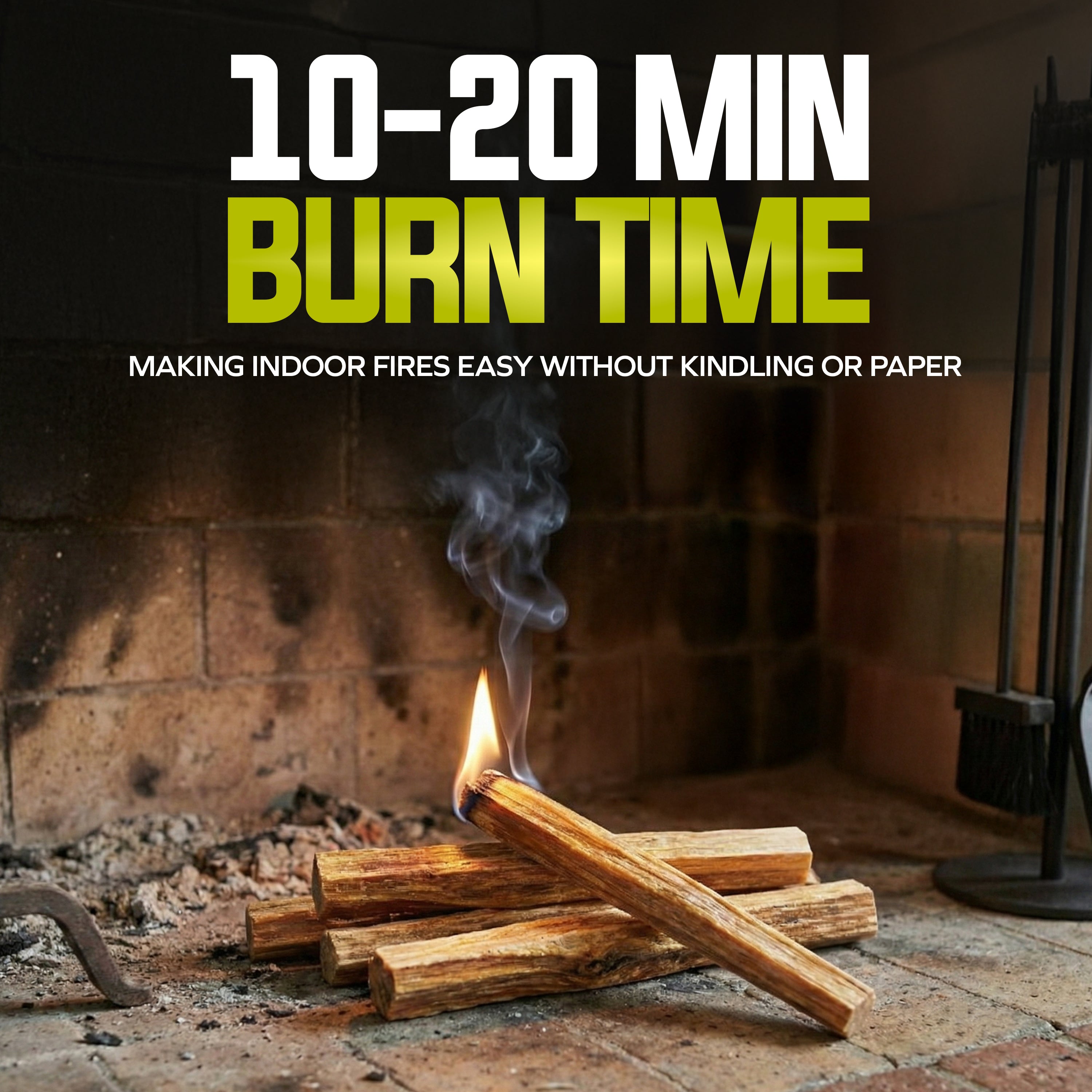 Sun Joe All-Natural Fire Starter Sticks | Pine Kindling for Fireplaces, Campfires, Wood Stoves, Fire Pits & Grills | 40 Lbs.