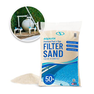 Aqua Joe FLTSAND50 Pool Filter Sand 50 lb bag