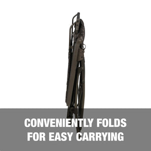 Conveniently folds for easy carrying.