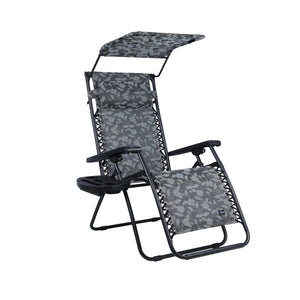 Bliss Hammocks 30-inch Wide Platinum Flower Zero Gravity Chair.